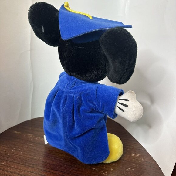 Vintage Graduation Mickey Mouse 90s Walt Disney World Plush - Picture 3 of 9
